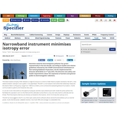 SEP review MPB mesuring instruments